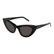 Saint Laurent Lily SL 213 Sunglasses Black/Grey Black, Dam