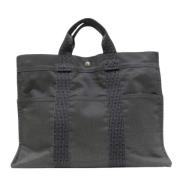 Hermès Vintage Pre-owned Canvas totevskor Gray, Dam