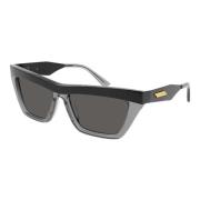 Bottega Veneta Black/Grey Sunglasses Multicolor, Unisex