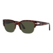 Persol Havana/Green Sunglasses TOM PO 3319S Brown, Unisex