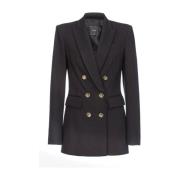 Pinko Svart Blazer för Kvinnor Aw23 Black, Dam