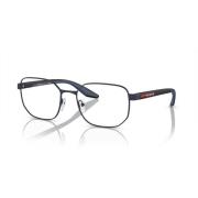 Prada Blue Rubber Eyewear Frames PS 50Qv Blue, Unisex