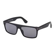Tom Ford Matte Black/Smoke Sunglasses Black, Unisex