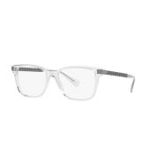 Versace Crystal Eyewear Frames White, Unisex