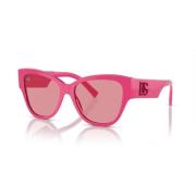 Dolce & Gabbana Fuchsia/Rosa Solglasögon Pink, Dam