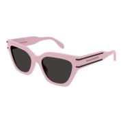 Alexander McQueen Pink/Grey Sunglasses Pink, Dam