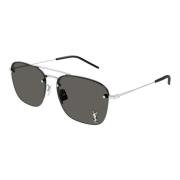 Saint Laurent Silver/Grey Sunglasses SL 309 M Gray, Dam