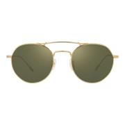 Oliver Peoples Goldtone Sunglasses Reymont OV 1309St Yellow, Unisex