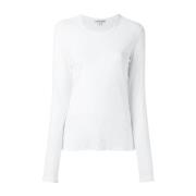 James Perse Long Sleeve Tops White, Dam