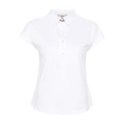 Herno Vita T-shirts och Polos White, Dam