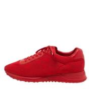 Louis Vuitton Vintage Pre-owned Tyg sneakers Red, Dam