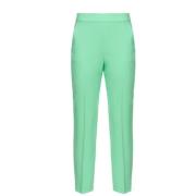 Pinko Straight Trousers Green, Dam