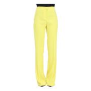 Pinko Wide Trousers Yellow, Dam
