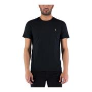 Ralph Lauren Basic Custom Crew Neck T-shirt Black, Herr