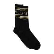 Versace Socks Black, Herr