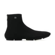 Dolce & Gabbana Stickade Ankelboots Black, Herr