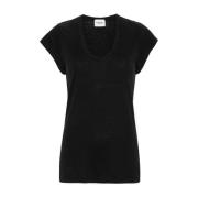 Isabel Marant Étoile Svart Zankou T-tröja Black, Dam