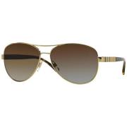 Burberry Light Gold/Brown Shaded Polarized Sunglasses Multicolor, Dam