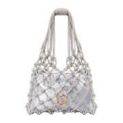 Hibourama Carrie Mini Väska - Kristall Design Gray, Dam