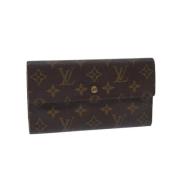 Louis Vuitton Vintage Pre-owned Belagd canvas plnbcker Brown, Dam