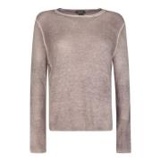 Avant Toi Round-neck Knitwear Purple, Dam