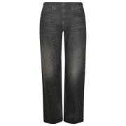 R13 Slim-fit Jeans Black, Dam