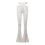 The Attico Wide Trousers White, Dam
