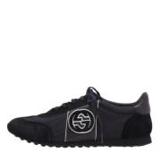 Gucci Vintage Pre-owned Laeder sneakers Black, Dam