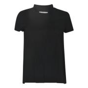 Sacai Svarta T-shirts och Polos Black, Dam