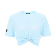Versace T-Shirts Blue, Dam