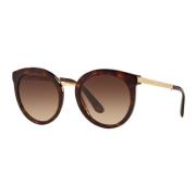 Dolce & Gabbana Mörk Havana Solglasögon Multicolor, Dam