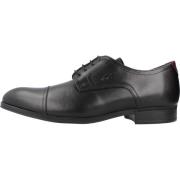 Fluchos Business Shoes Black, Herr