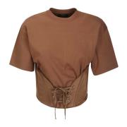 Mugler T-Shirts Brown, Dam