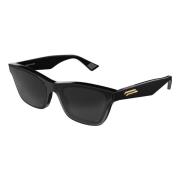 Bottega Veneta Black/Grey Sunglasses Black, Unisex