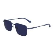 Calvin Klein Blue/Blue Sunglasses Blue, Herr