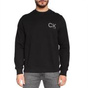 Calvin Klein Herr Logo Crewneck Sweatshirt Black, Herr