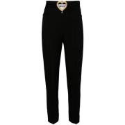 Moschino Cropped Trousers Black, Dam