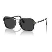 Persol Black Sunglasses PO 3330S Black, Unisex