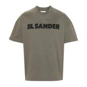 Jil Sander T-Shirts Green, Herr