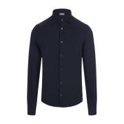 Fedeli Casual Shirts Blue, Herr