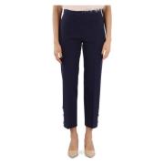 Twinset Trousers Blue, Dam