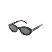 Saint Laurent Svarta solglasögon med originaltillbehör Black, Dam