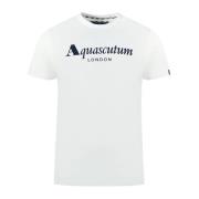 Aquascutum T-Shirts White, Herr