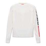 Diesel K-Saria-A sweater White, Herr