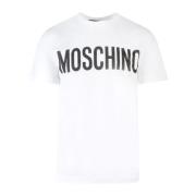 Moschino Stiliga T-shirts för män och kvinnor White, Herr