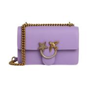 Pinko Lila Väska med Guldspänne Purple, Dam