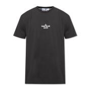 Stone Island T-shirt med logotyp Black, Herr