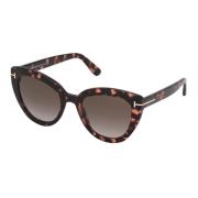 Tom Ford Izzi FT 0845 Sunglasses - Havana/Roviex Shaded Brown, Dam