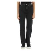 Calvin Klein Jeans Trousers Gray, Dam