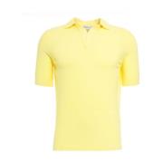 Gender Teddy Polo Skjorta Tillverkad i Italien Yellow, Herr